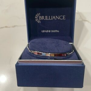 Brilliance genuine crystal bracelet. New in box.